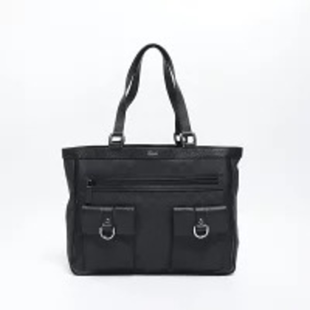 Gucci GG Canvas Shoulder Bag Black - Picture 2 of 13